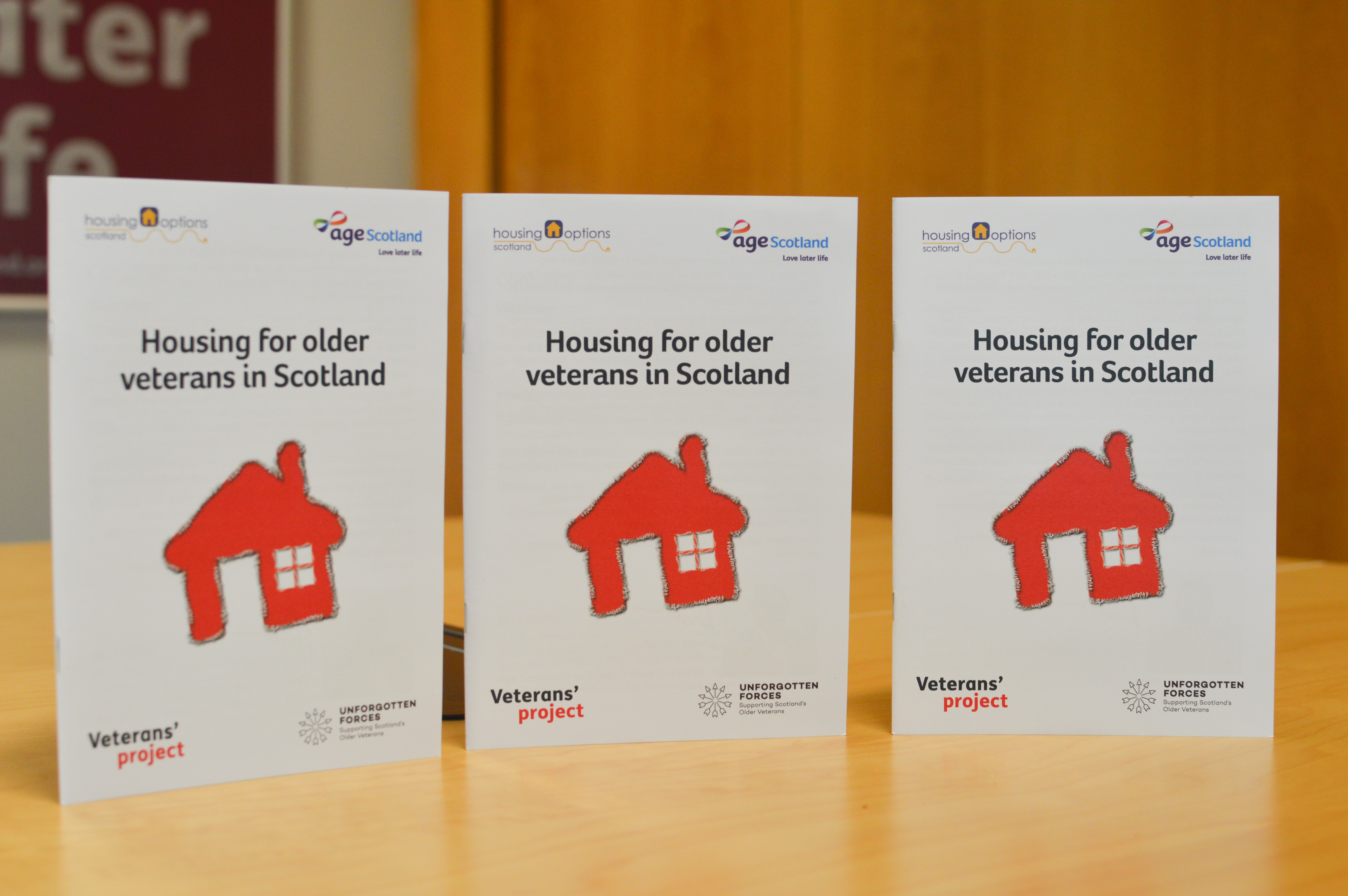 Charities join forces to inform older veterans of housing options