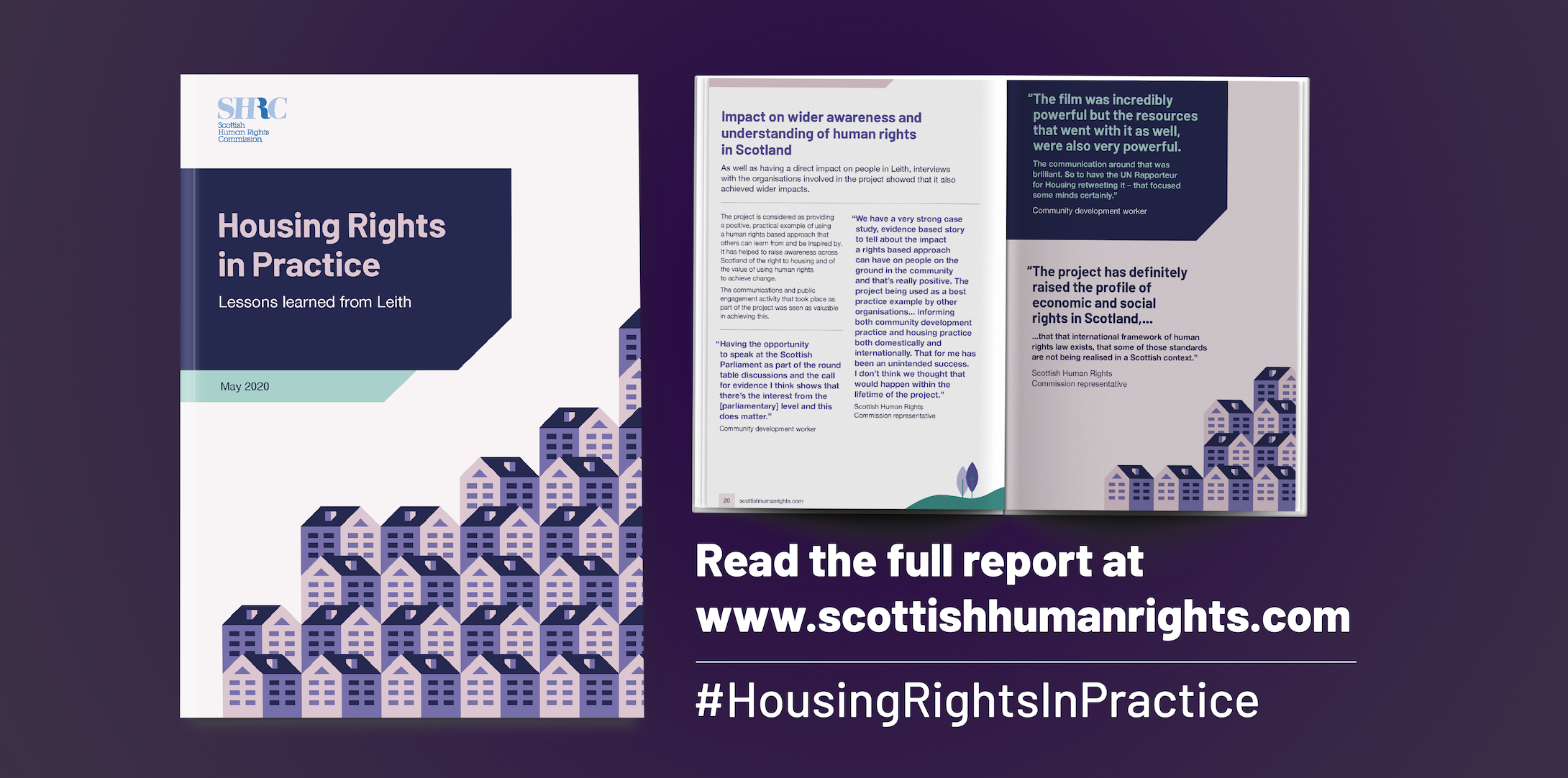 Leith housing rights pilot report launched by Scottish Human Rights Commission