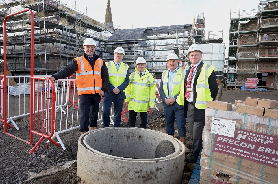 Housing minister sees how new council homes in Motherwell are meeting climate challenge