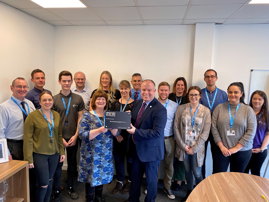 Warmworks Scotland achieves Investors in People platinum accreditation