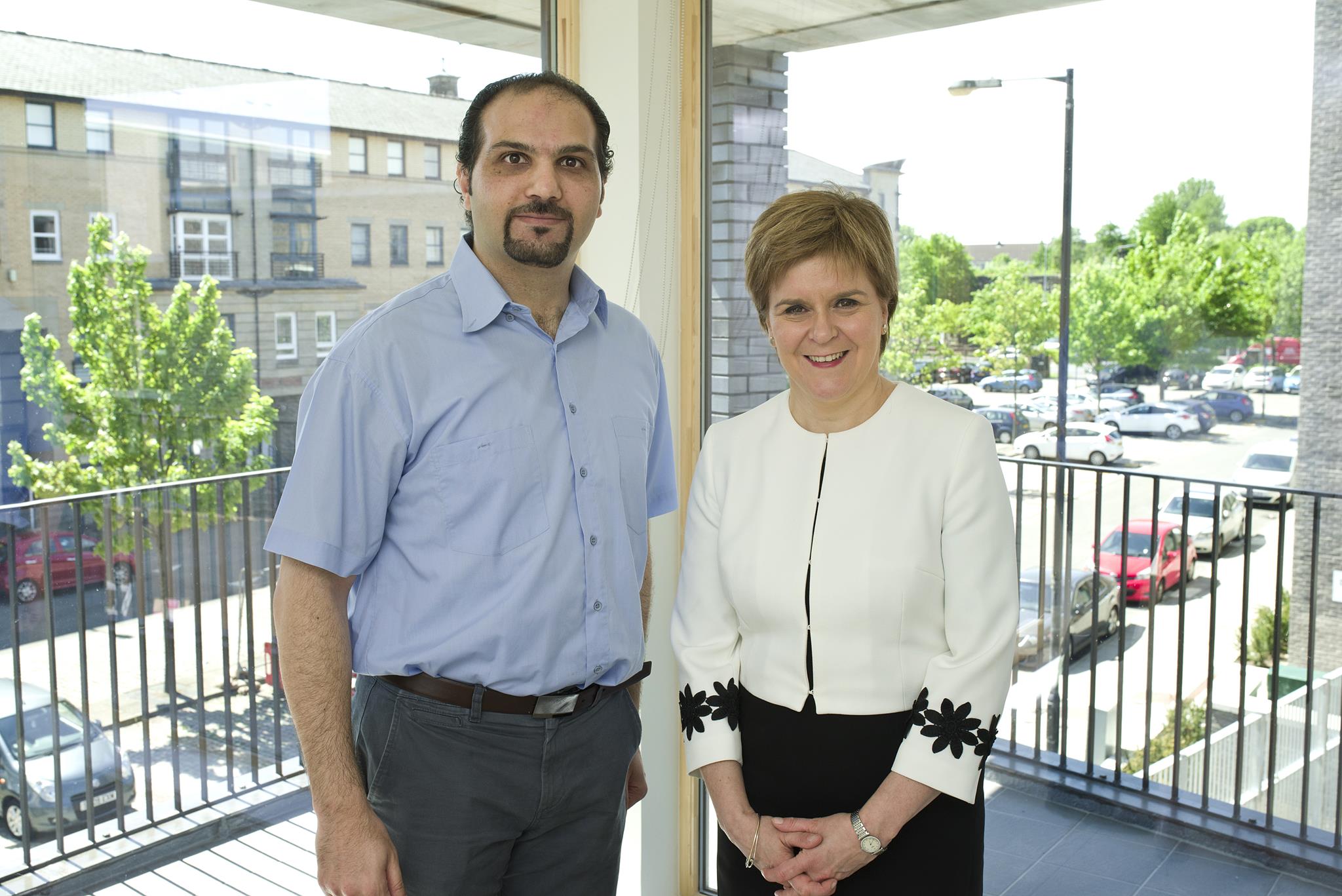 New Gorbals Housing Association tenants welcome Nicola Sturgeon