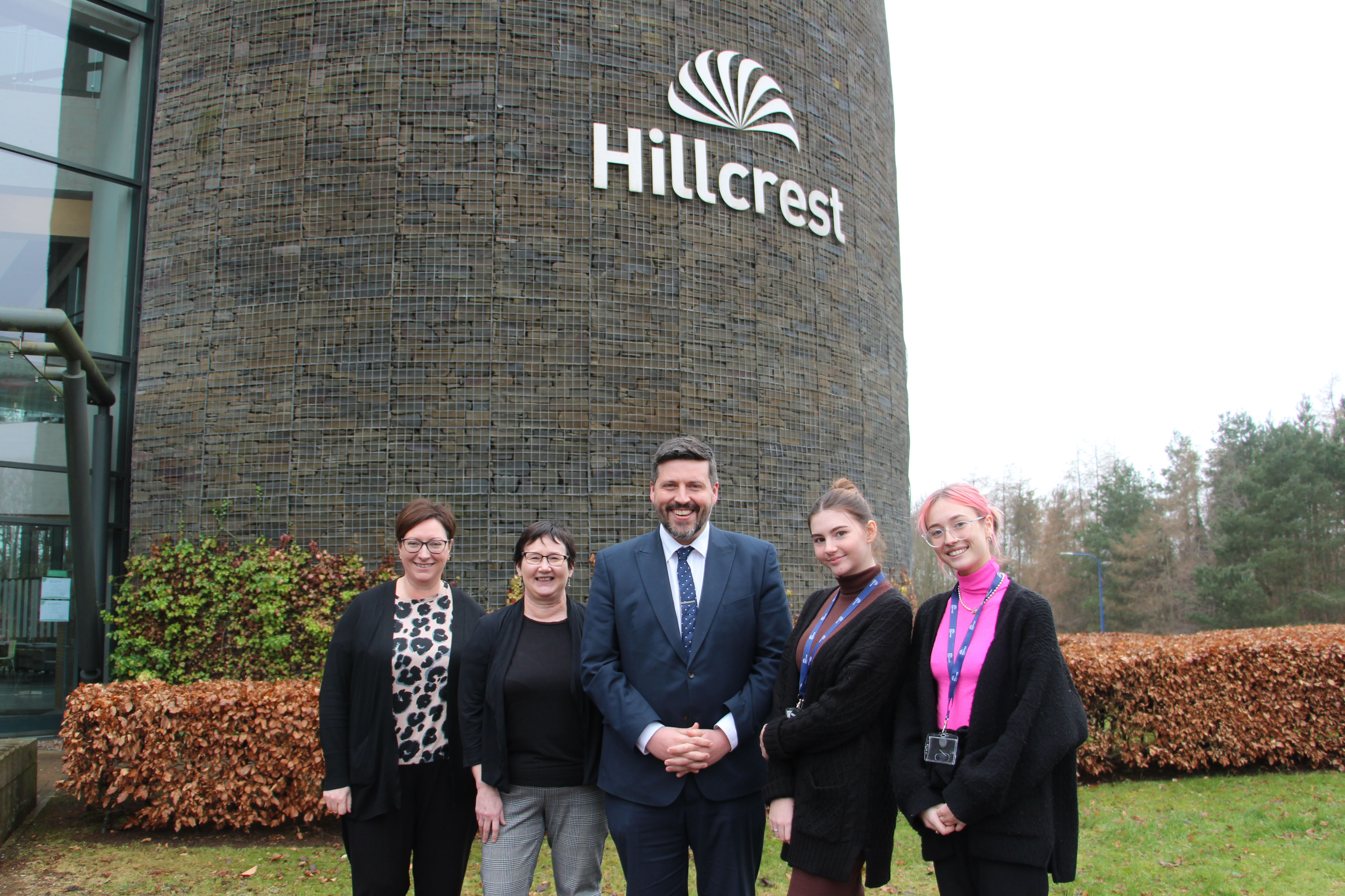 Scottish minister celebrates Hillcrest’s commitment to young person’s guarantee