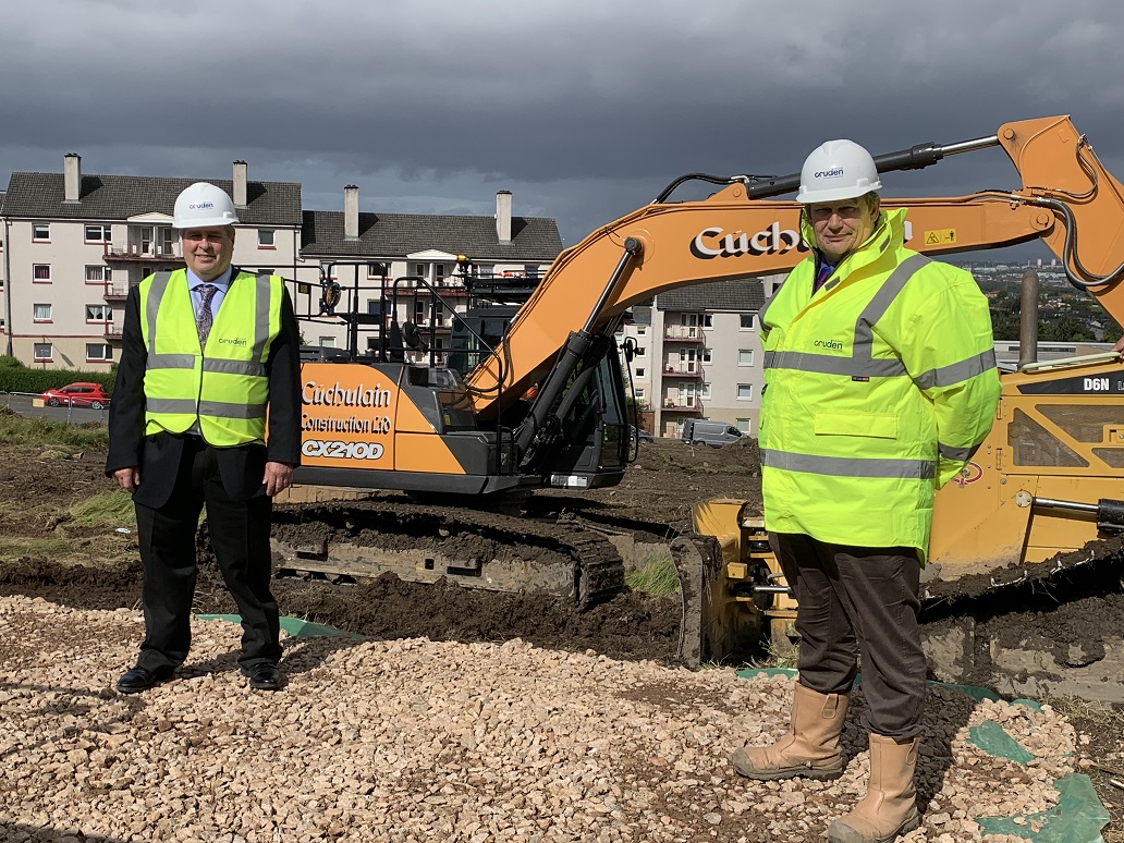 Cruden moves on site with 60 new homes for Cassiltoun Housing Association