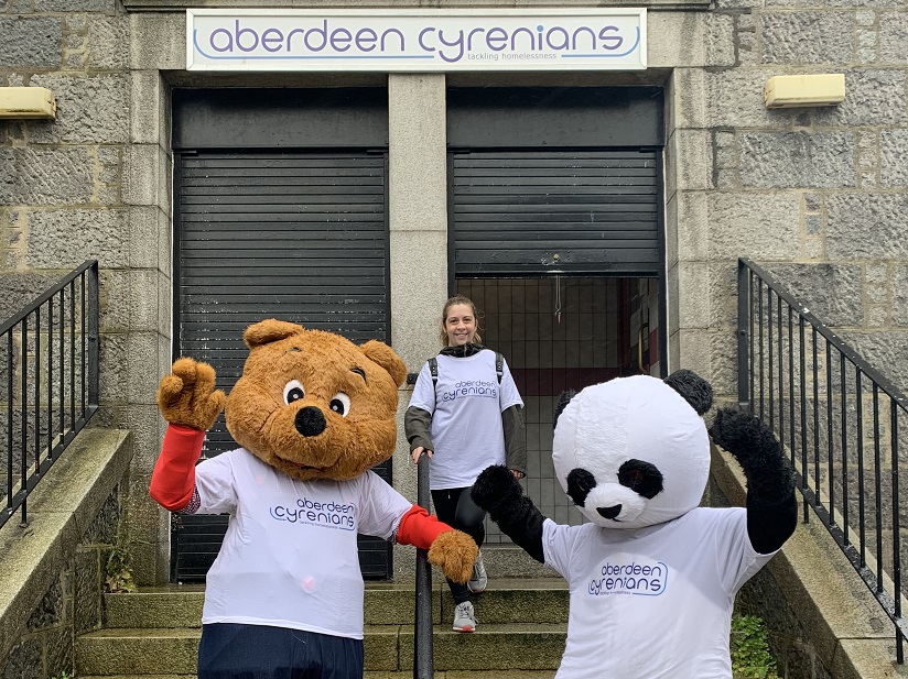 Finish line for Aberdeen Cyrenians charity challenge