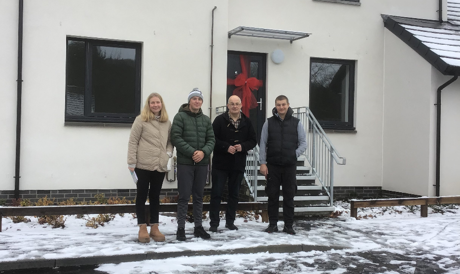 SBHA welcomes tenants to new homes in Peebles