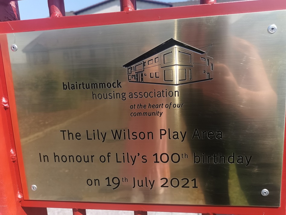 Blairtummock Housing Association honours tenant's 100th birthday