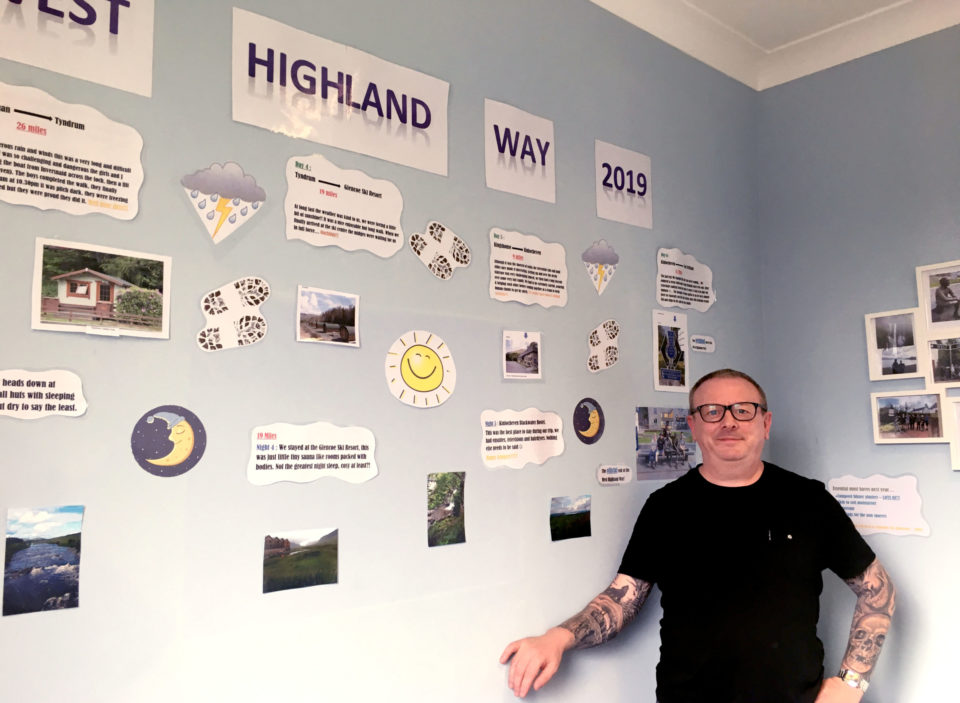 Ypeople walks the West Highland Way