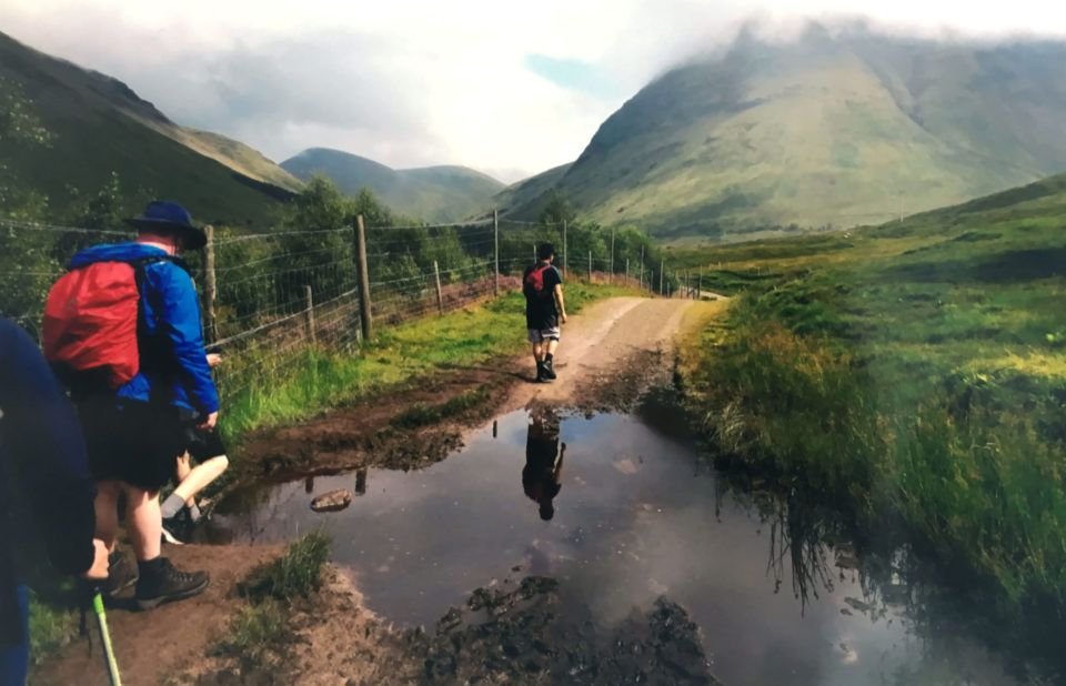 Ypeople walks the West Highland Way