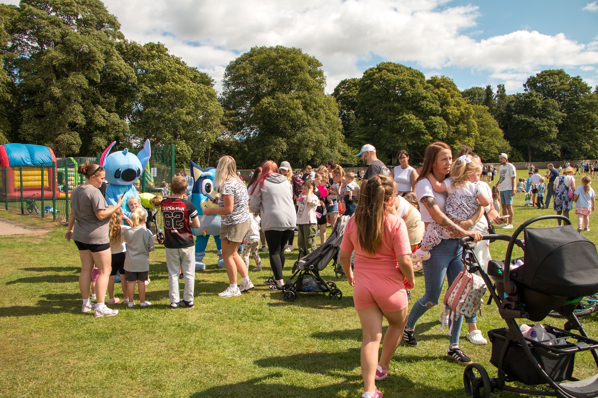Sunshine, smiles and support at Forfar Family Party in the Park