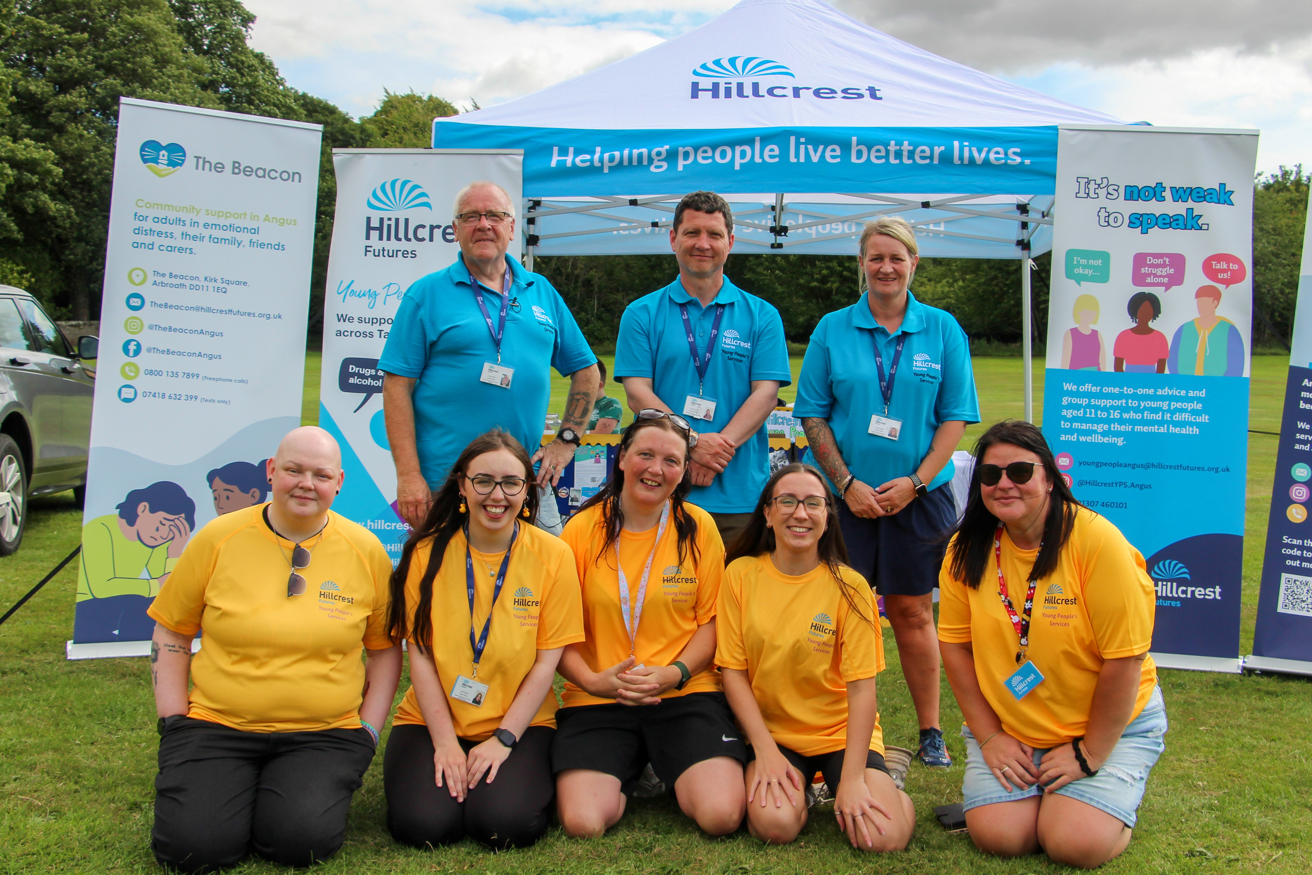 Sunshine, smiles and support at Forfar Family Party in the Park