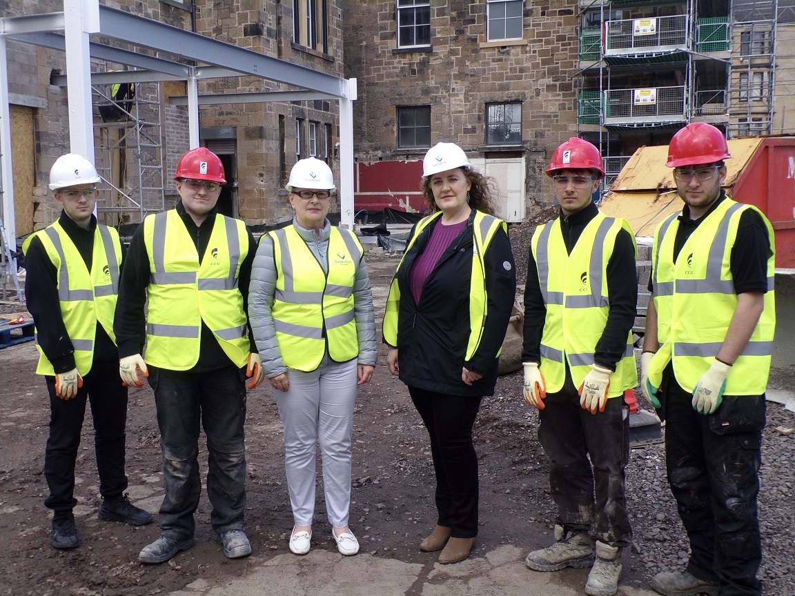 Four new trade apprentices for Govan construction project