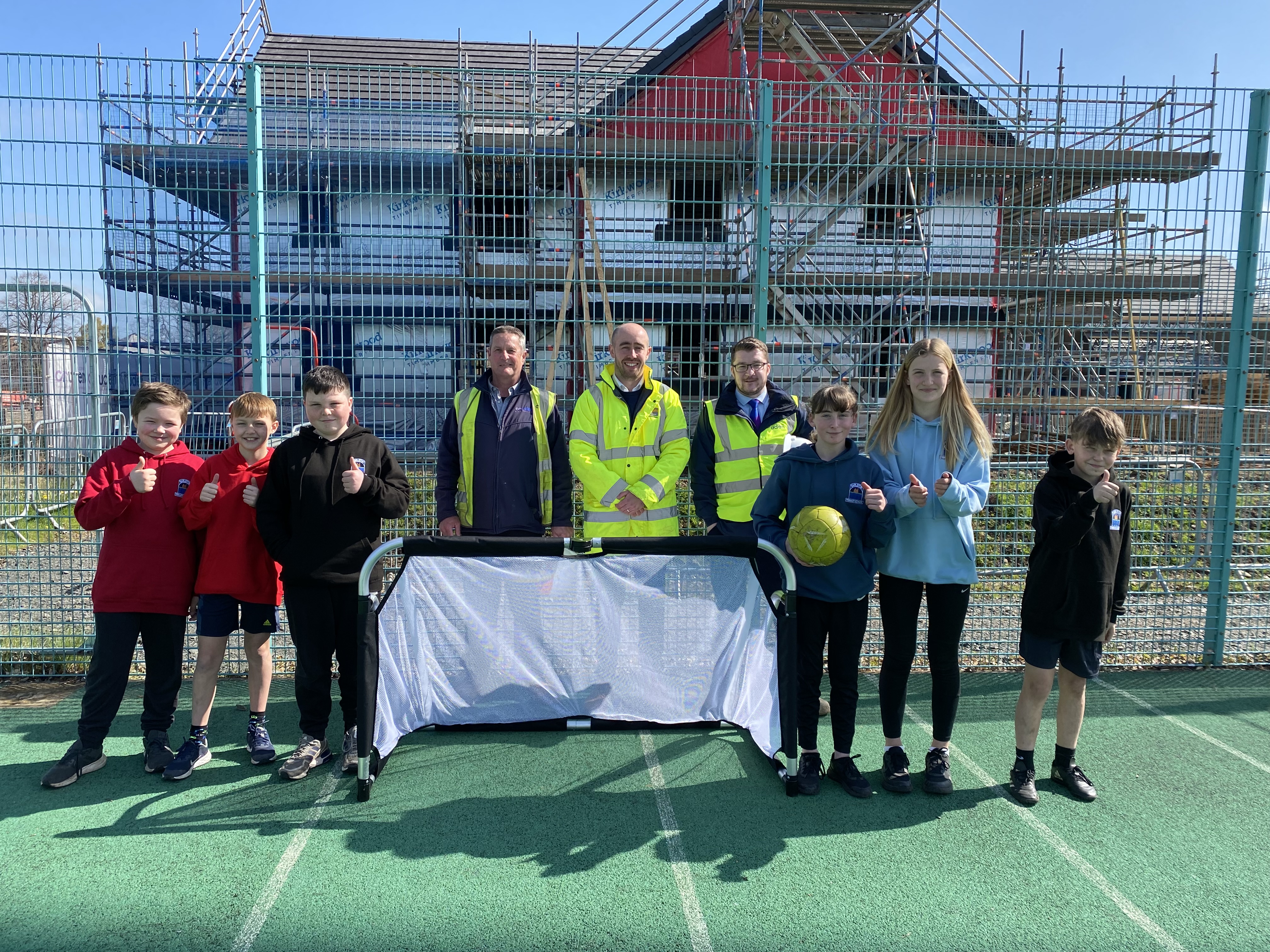 Eildon and Cruden kick off Earlston community benefits