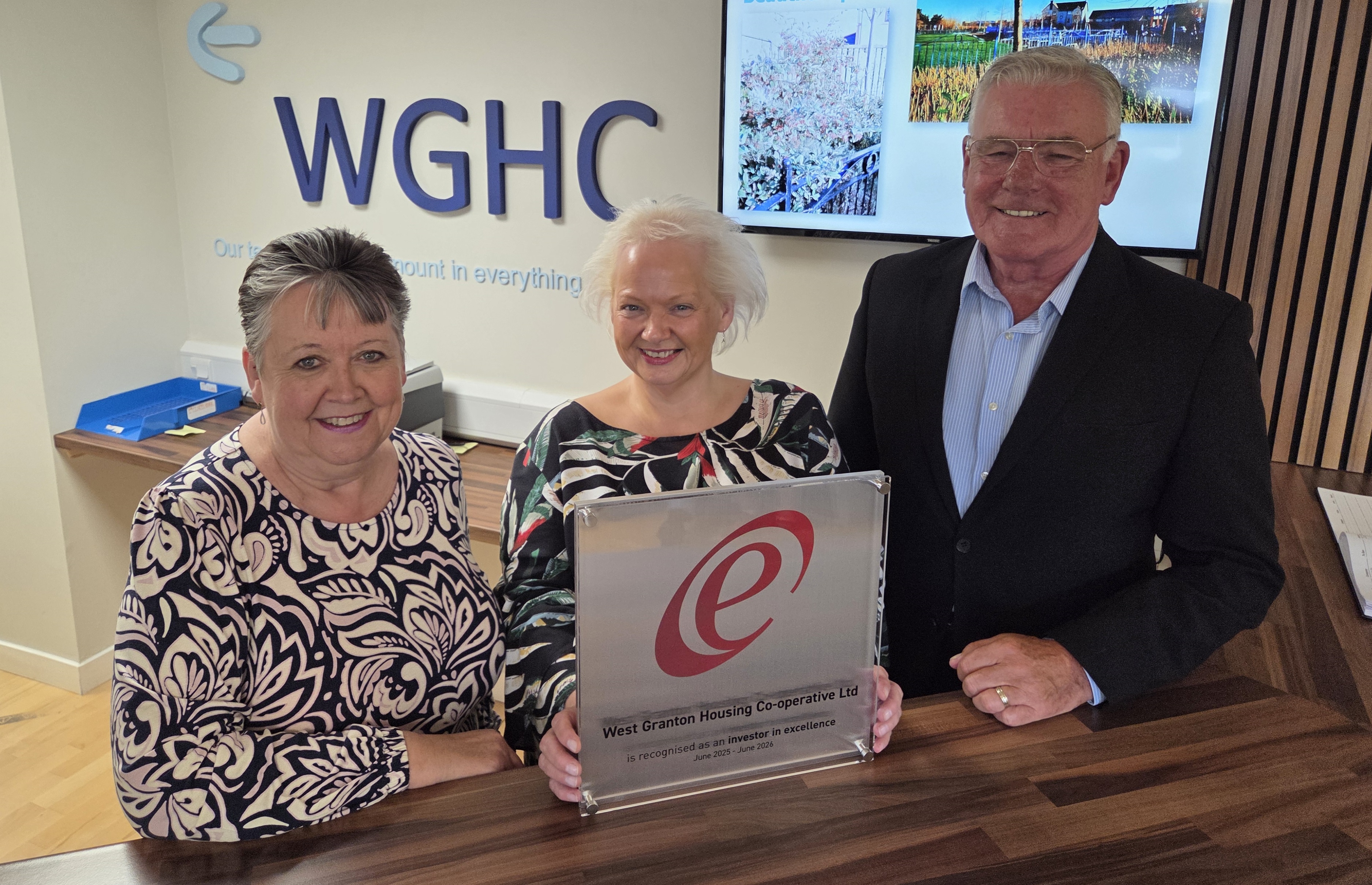 West Granton Housing Co-op becomes first Investor in Excellence in Scotland