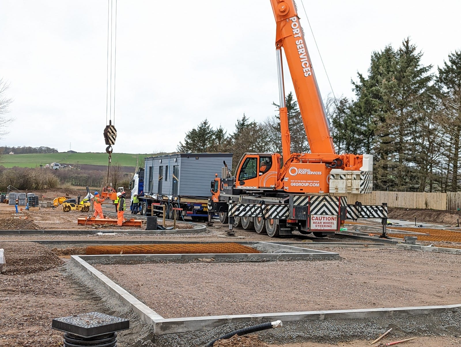 In Pictures: Connect Modular delivers first six amenity blocks to Aberdeen Traveller site
