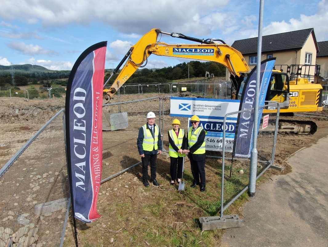 Fyne Homes begins work on new homes in Lochgilphead