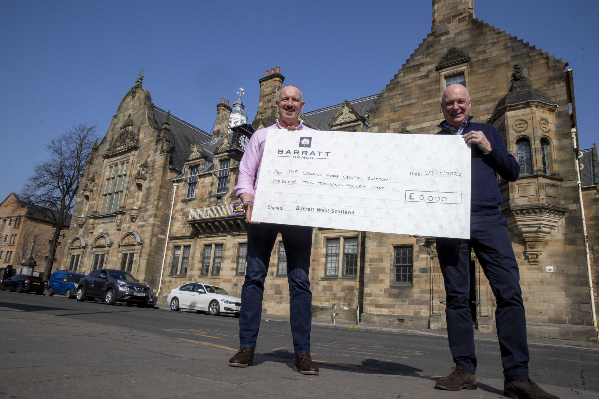 Barratt Developments Scotland pledges £50,000 fund to aid homelessness