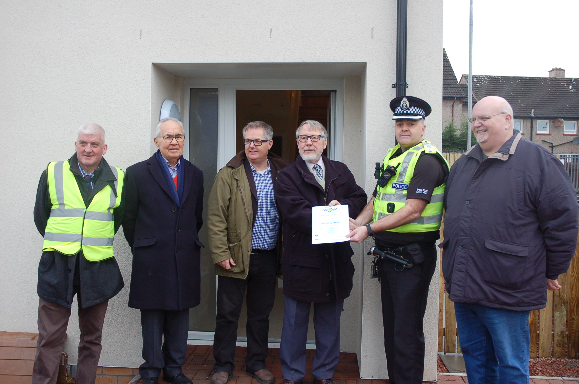 ACHA receives Secure by Design award for Helensburgh new build