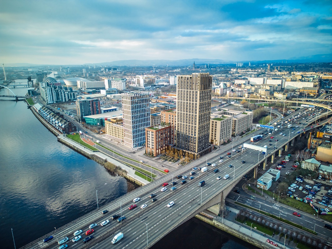 Almost 1,000 apartments and student rooms given green light at Anderston Quay