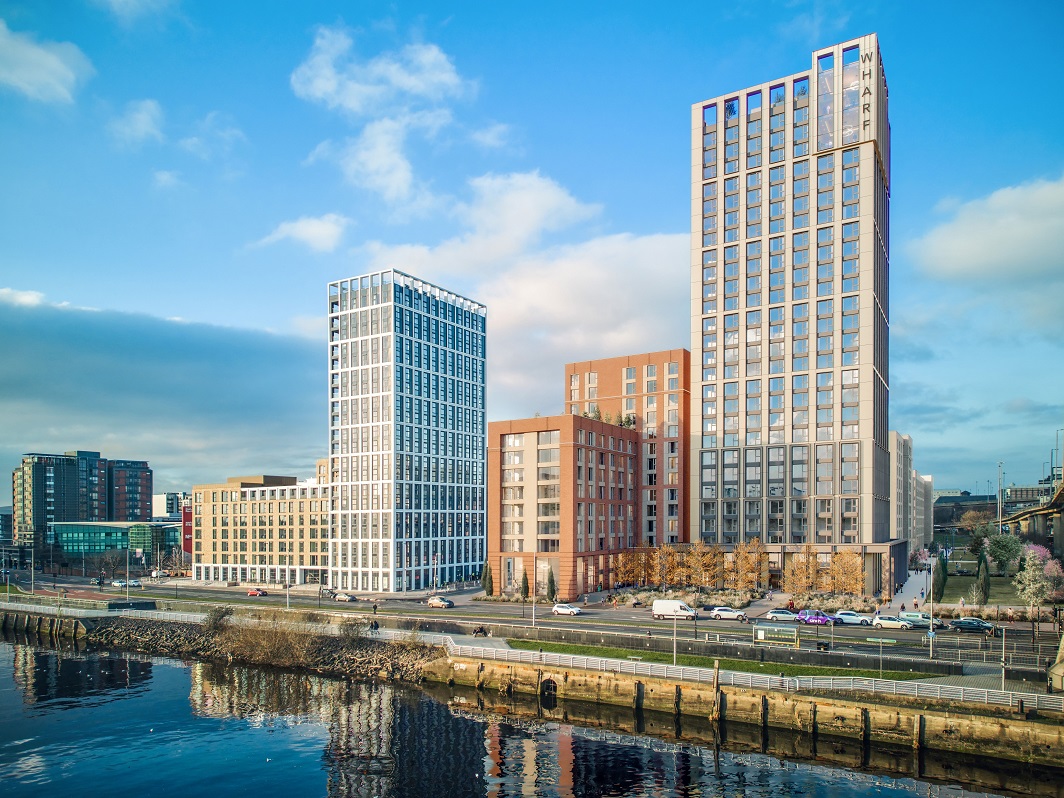 Almost 1,000 apartments and student rooms given green light at Anderston Quay