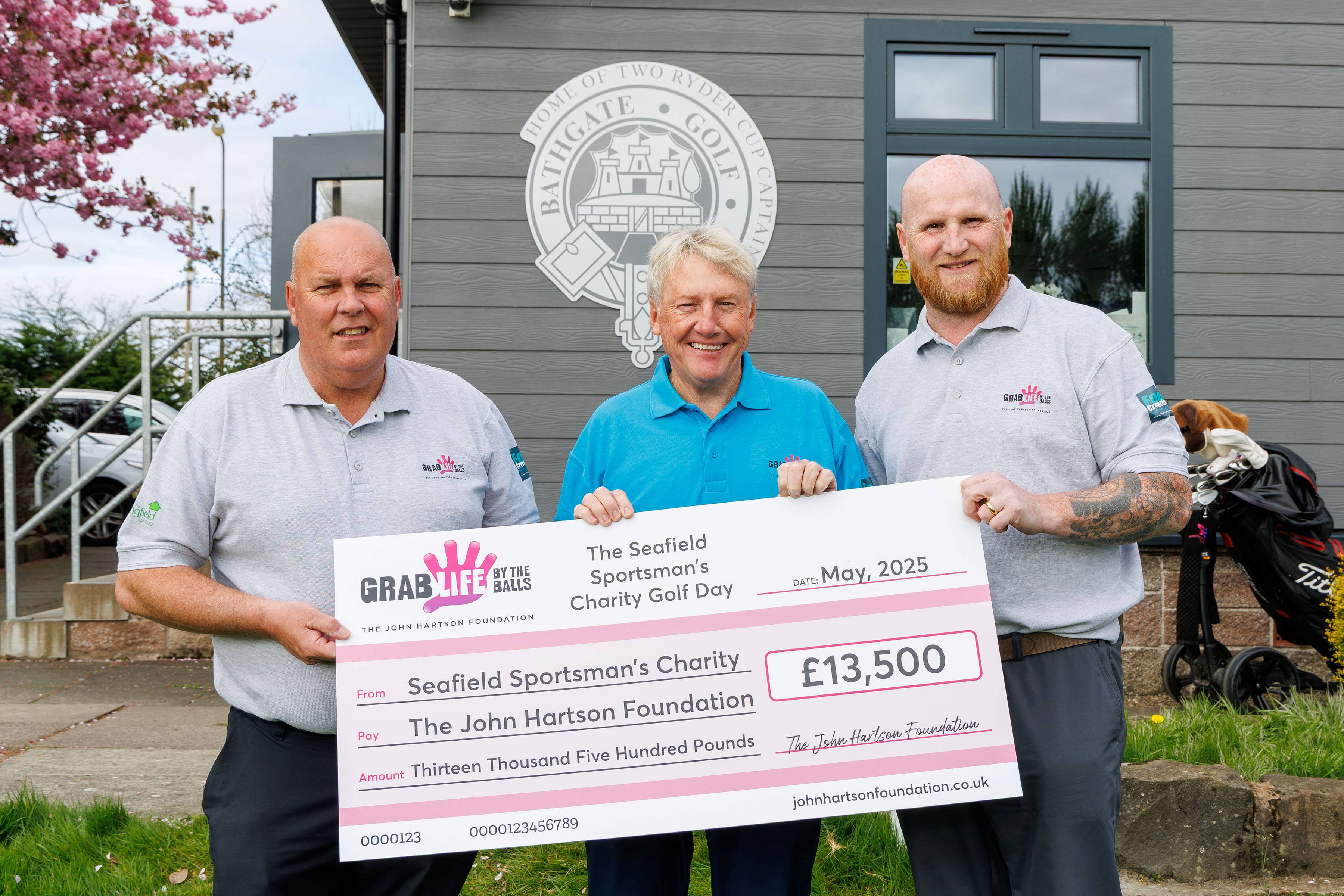 Golf day raises £13,500 for The John Hartson Foundation