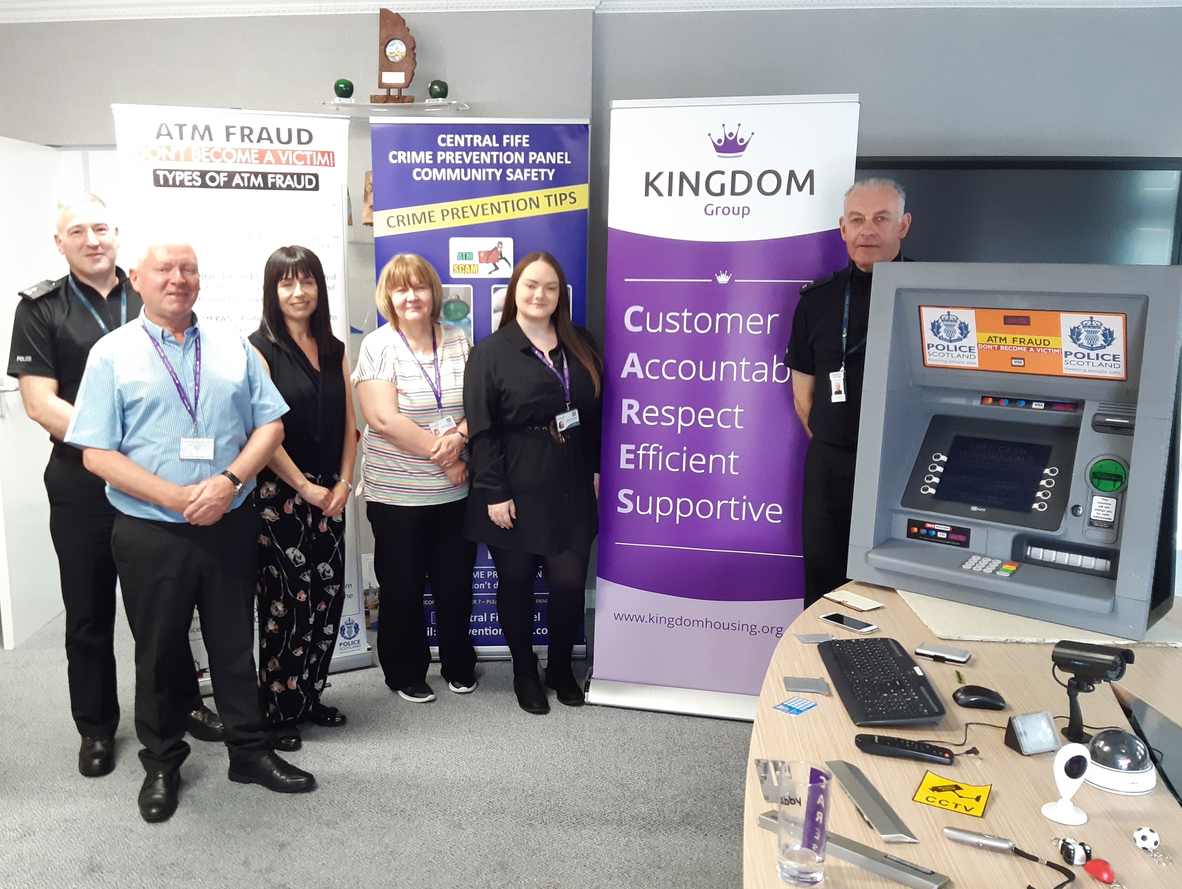 Kingdom staff beat the scammers at community safety event