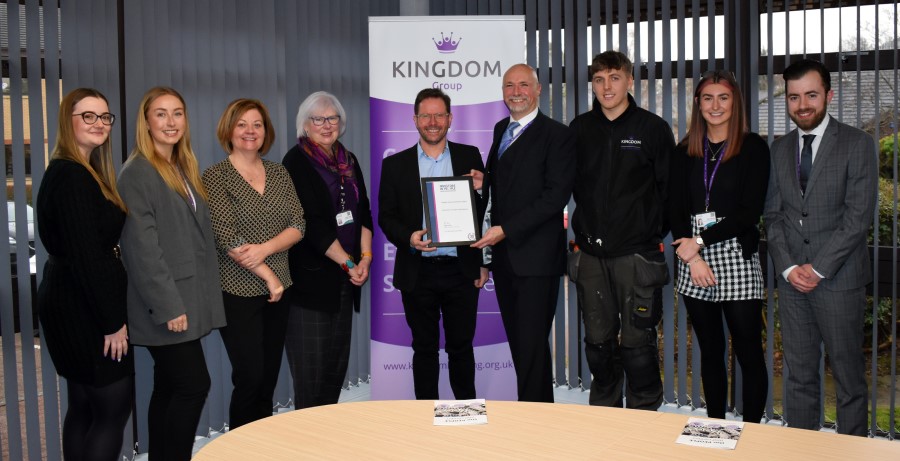 Kingdom Housing Association achieves platinum Investors In Young People Accreditation