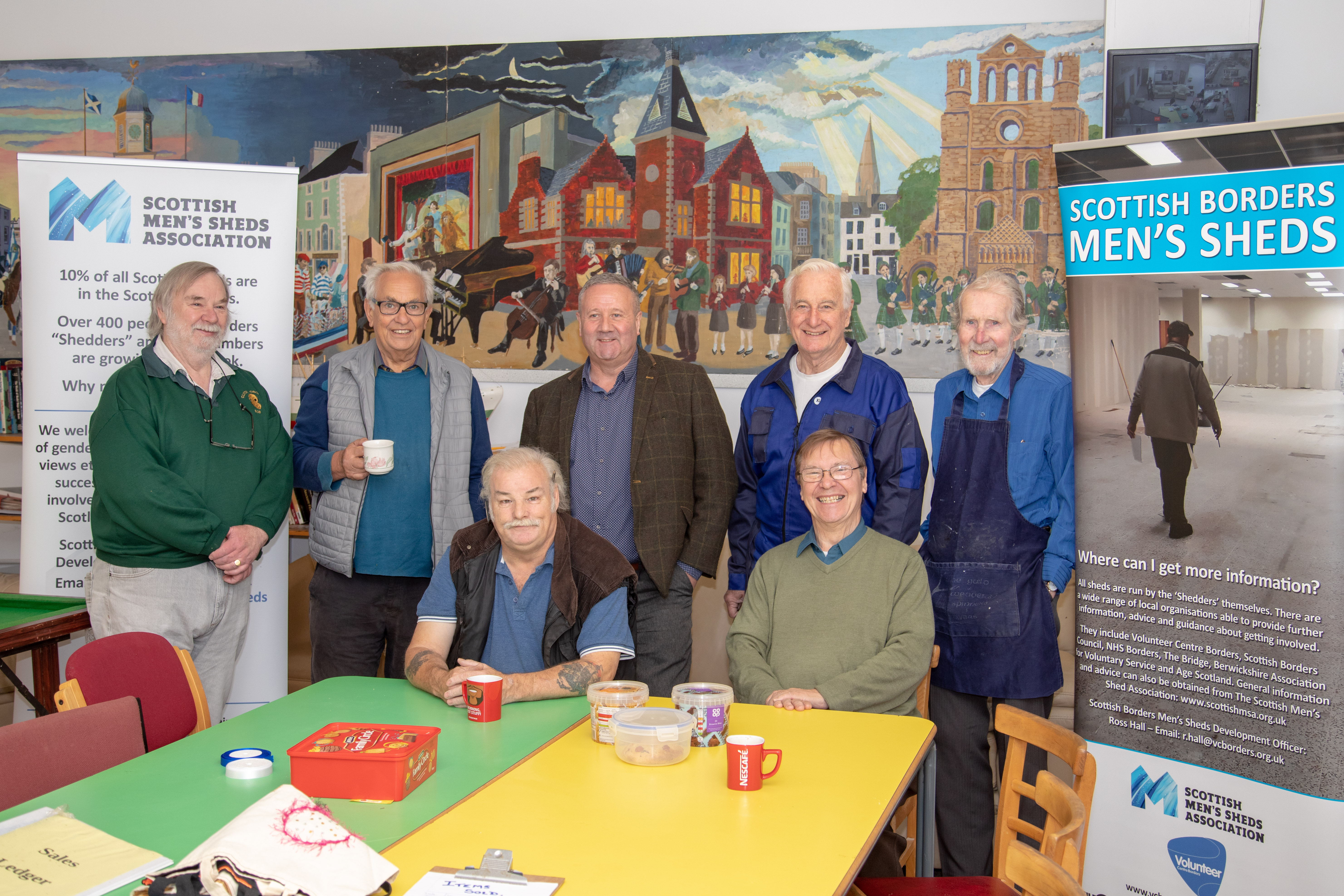 Borders RSLs team up to help fund Men's Shed development officer