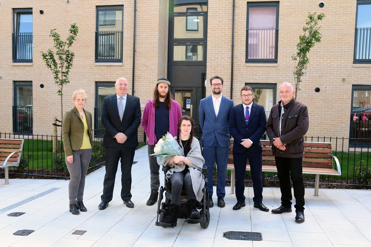 First tenants welcomed to smart new flats on former Kirkintilloch school site