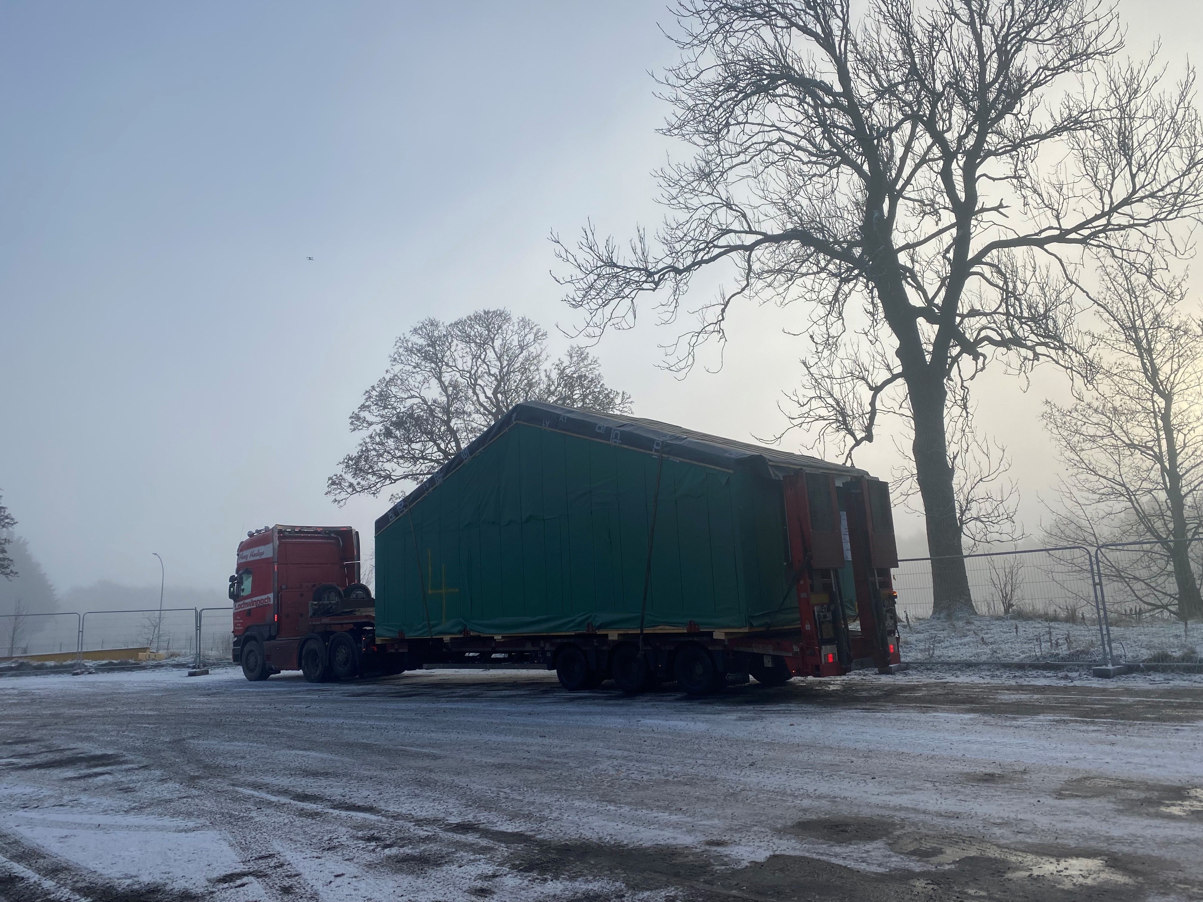 First modules arrive at Kilmarnock affordable housing development