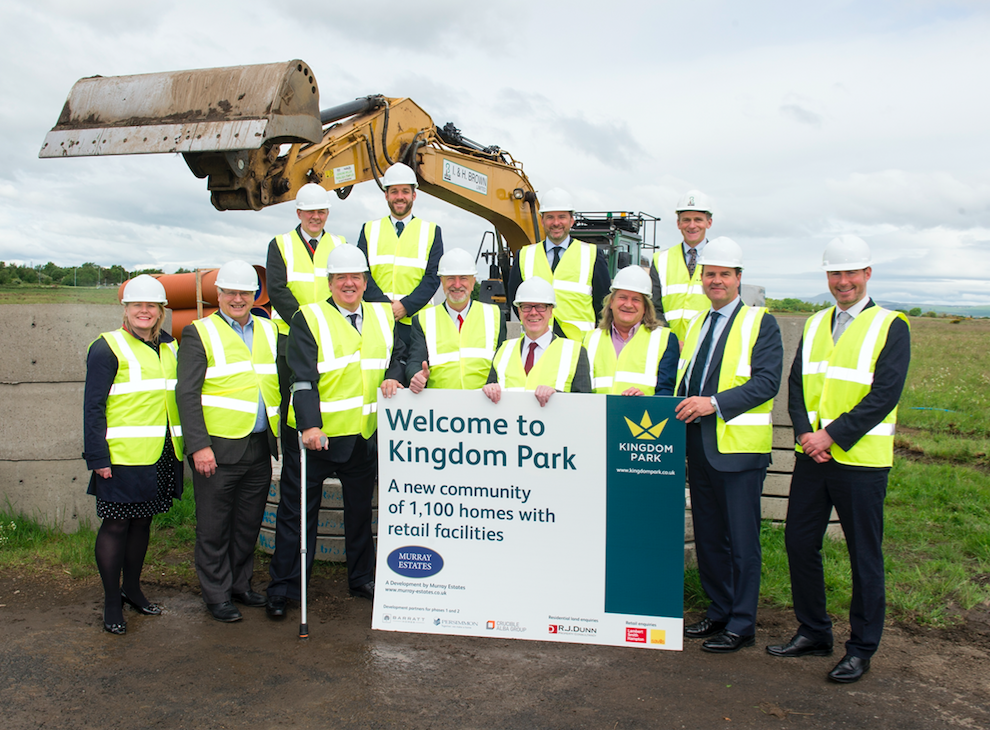 Work begins at 1,000-home Kingdom Park development in Kirkcaldy