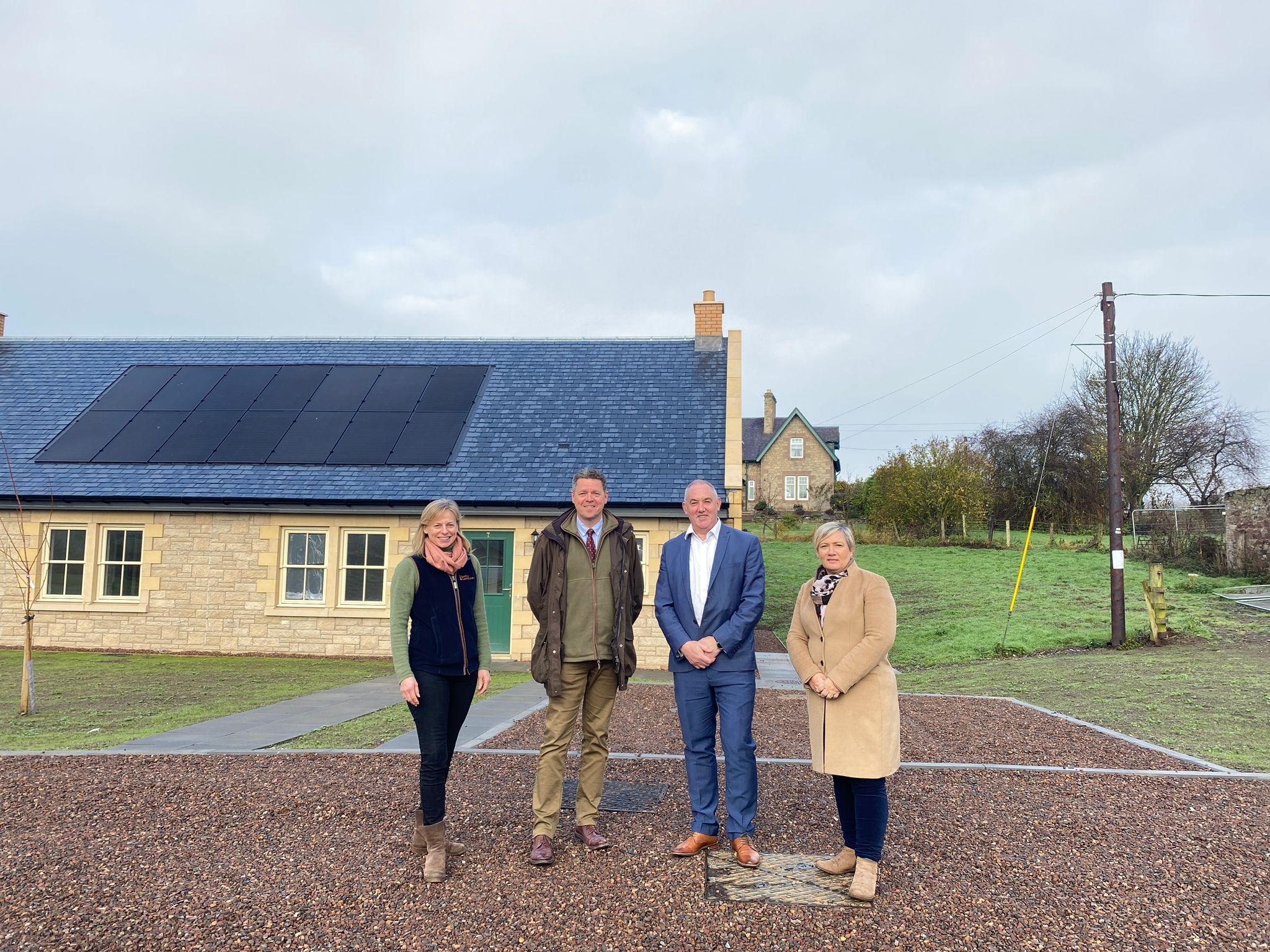 Housing minister visits award-winning Hirsel Estate