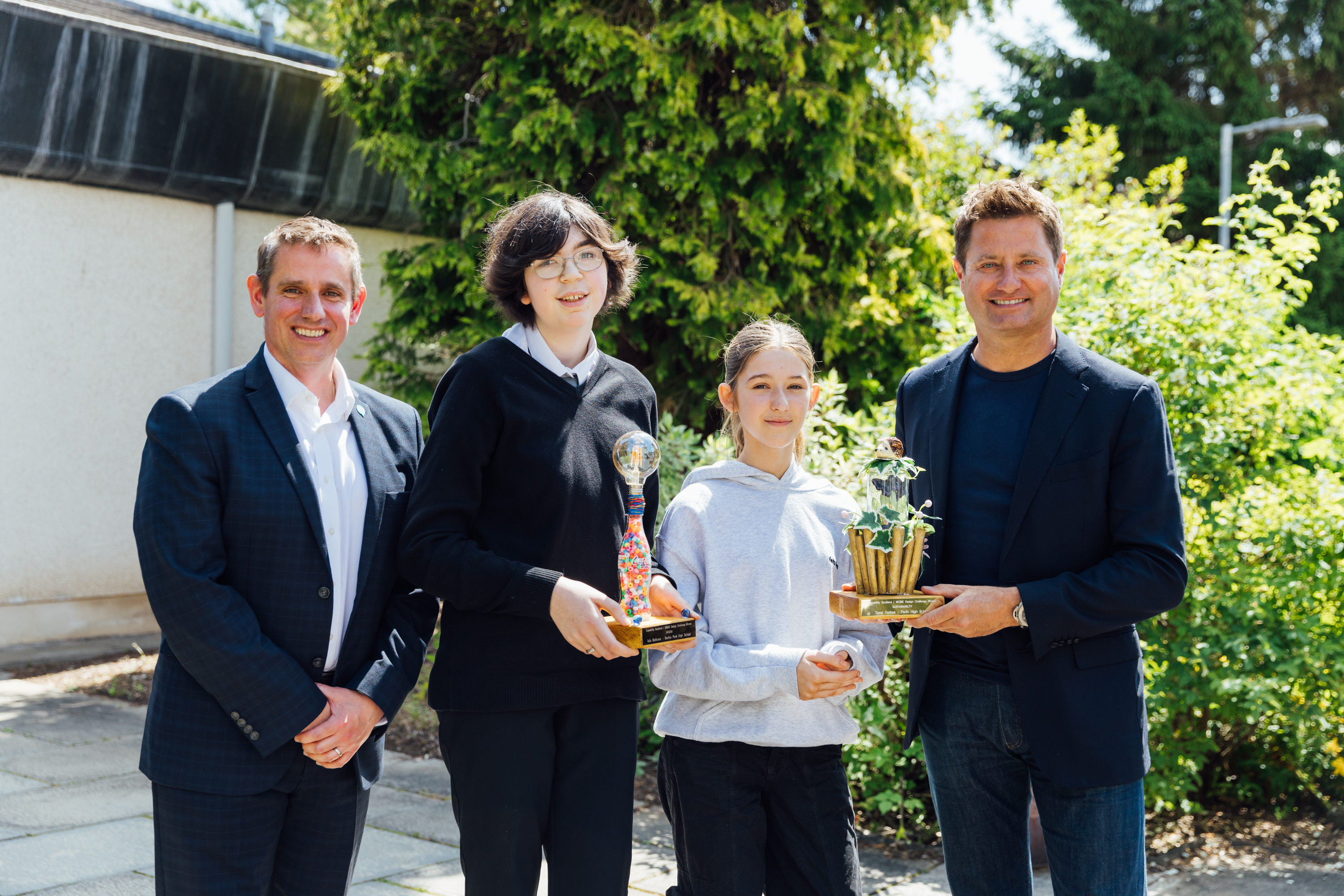 George Clarke crowns high school pupils challenge winners