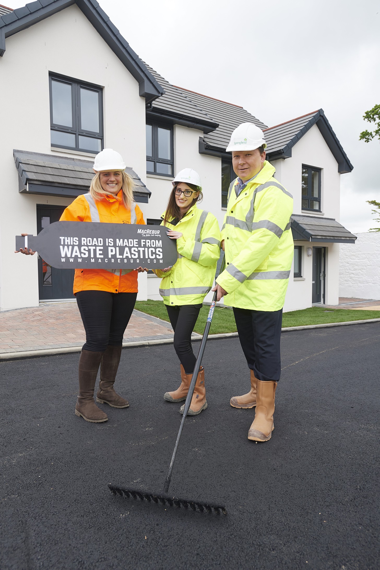 Springfield becomes first UK housebuilder to debut ‘plastic road’
