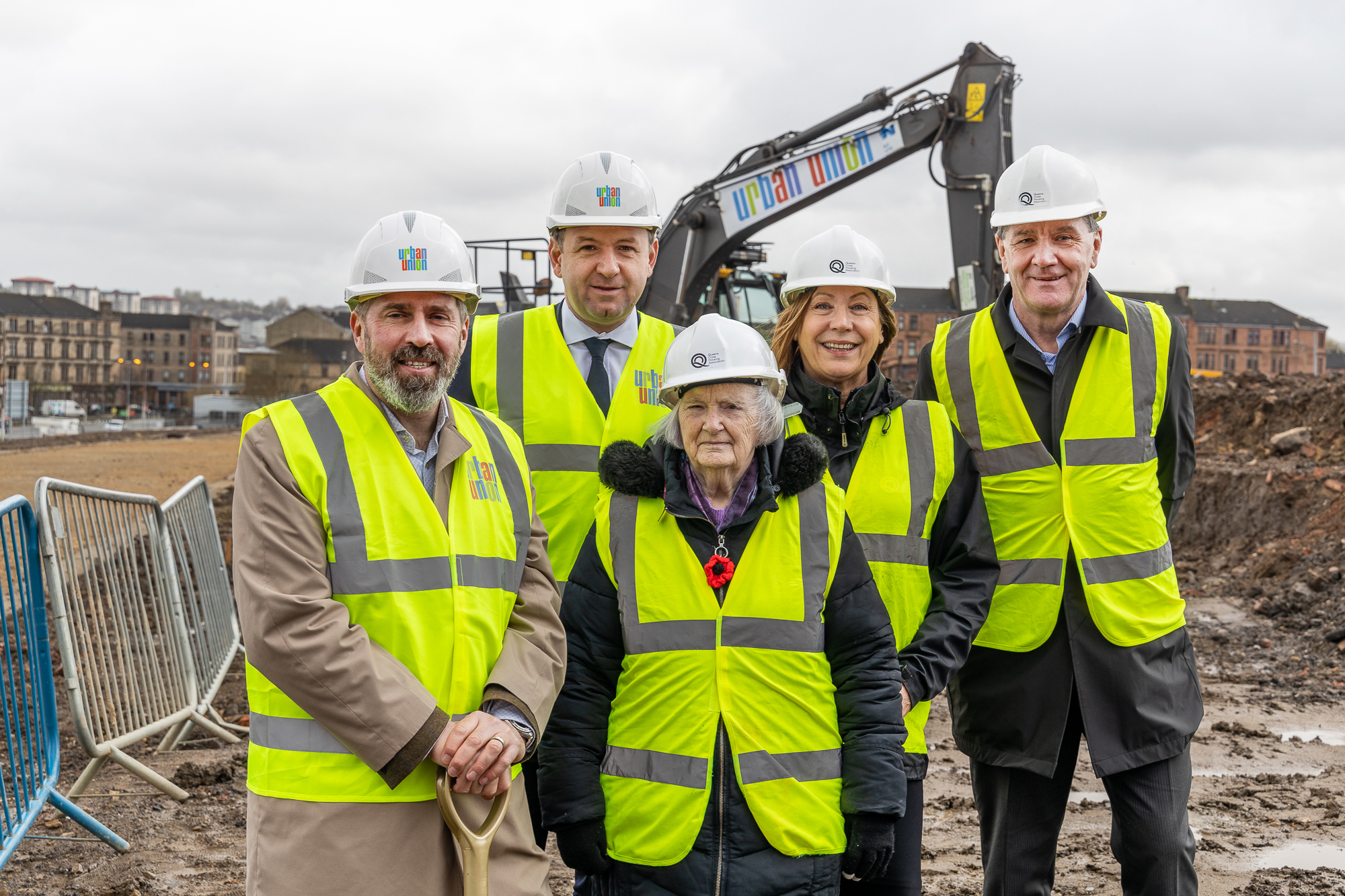 Sod cutting marks start of Hamiltonhill regeneration