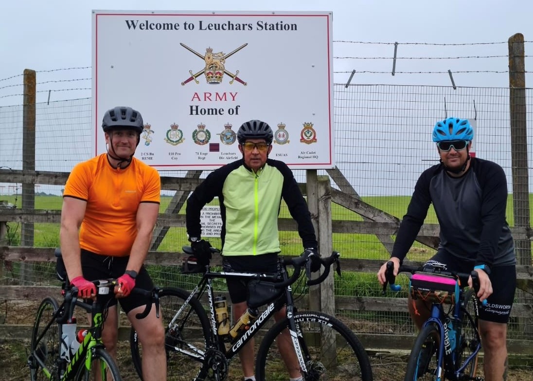 Soldiers’ cycle challenge raises funds for homeless veterans