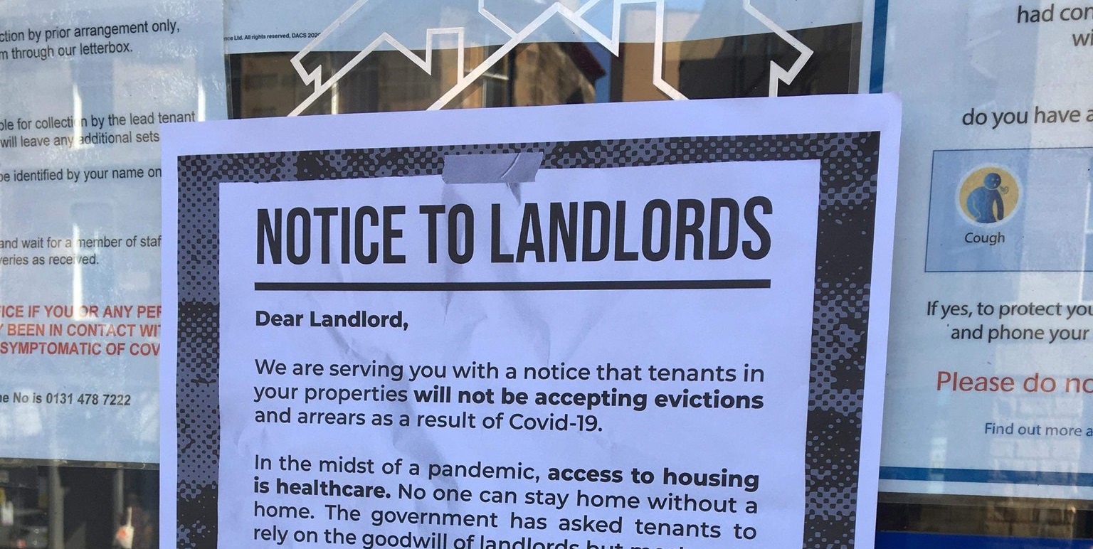 Living Rent issues ‘notice’ that tenants will fight evictions