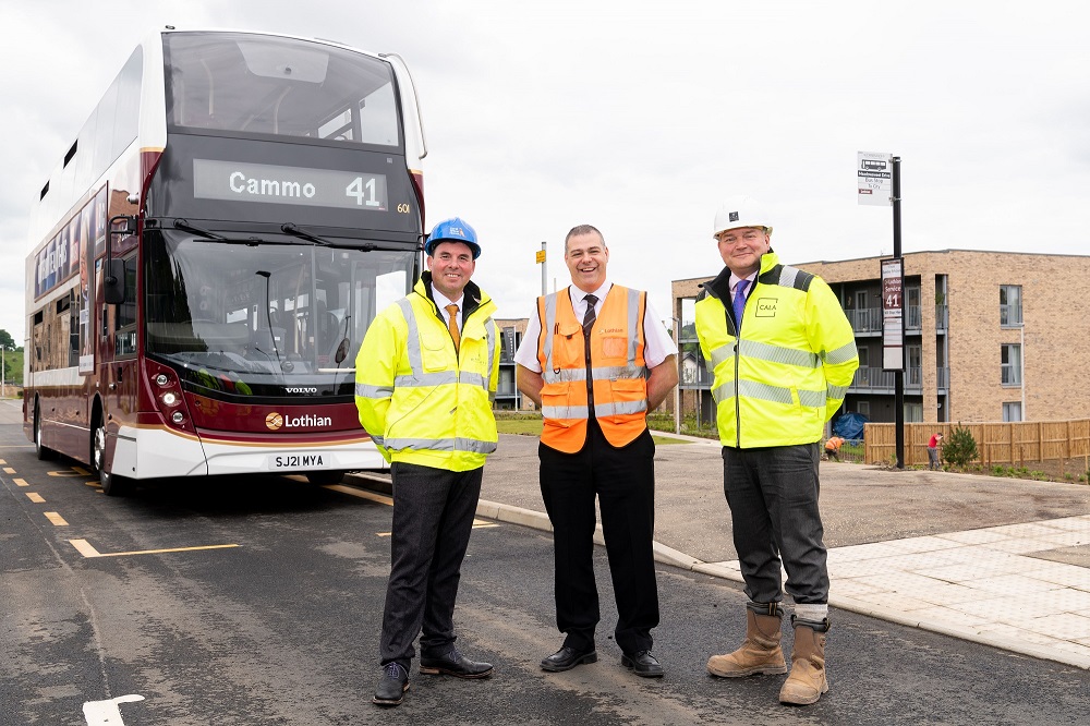 Extended bus route launched at Cammo Meadows thanks to developers