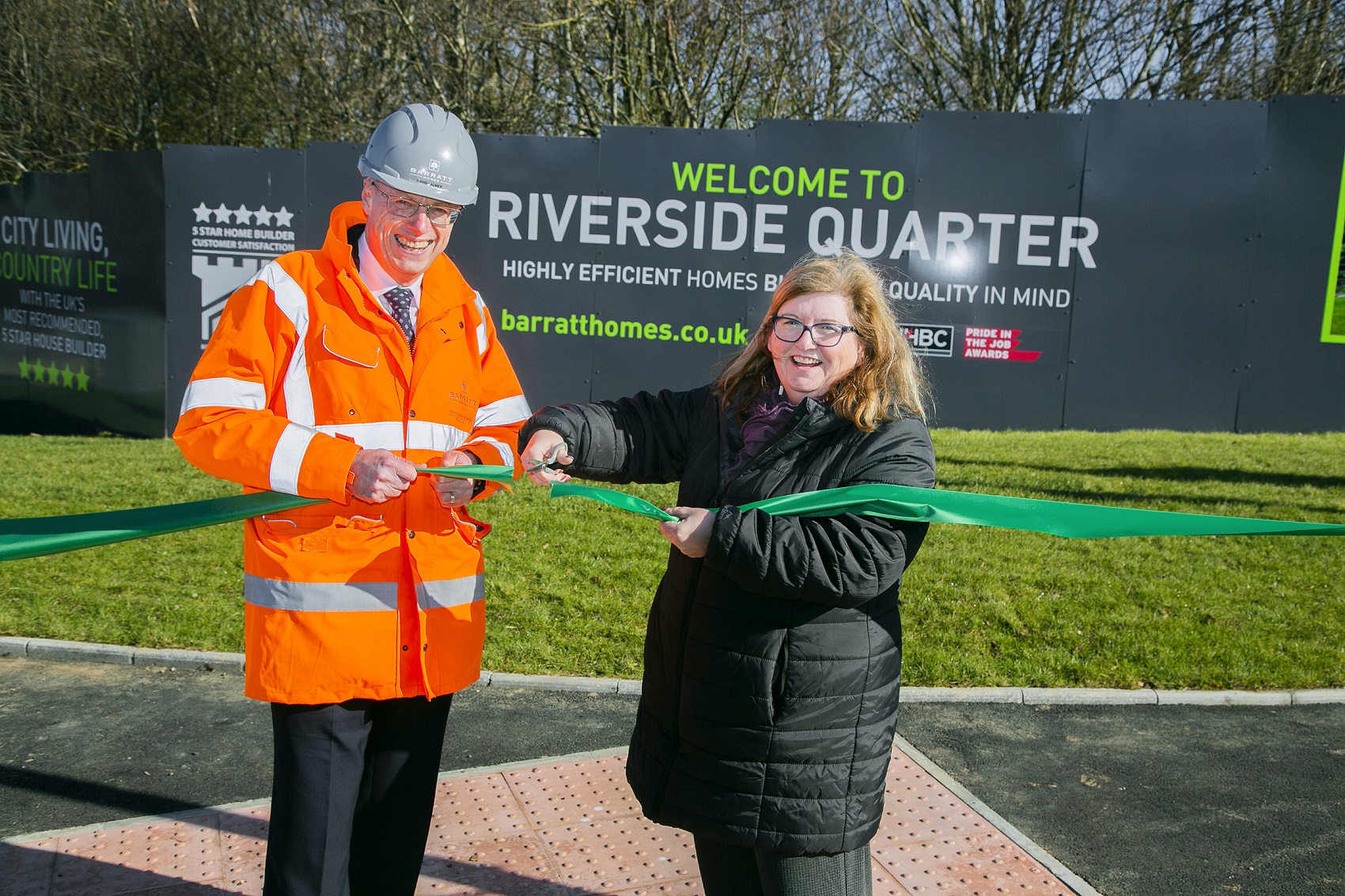 Barratt unveils new road as part of Bucksburn amenities commitment