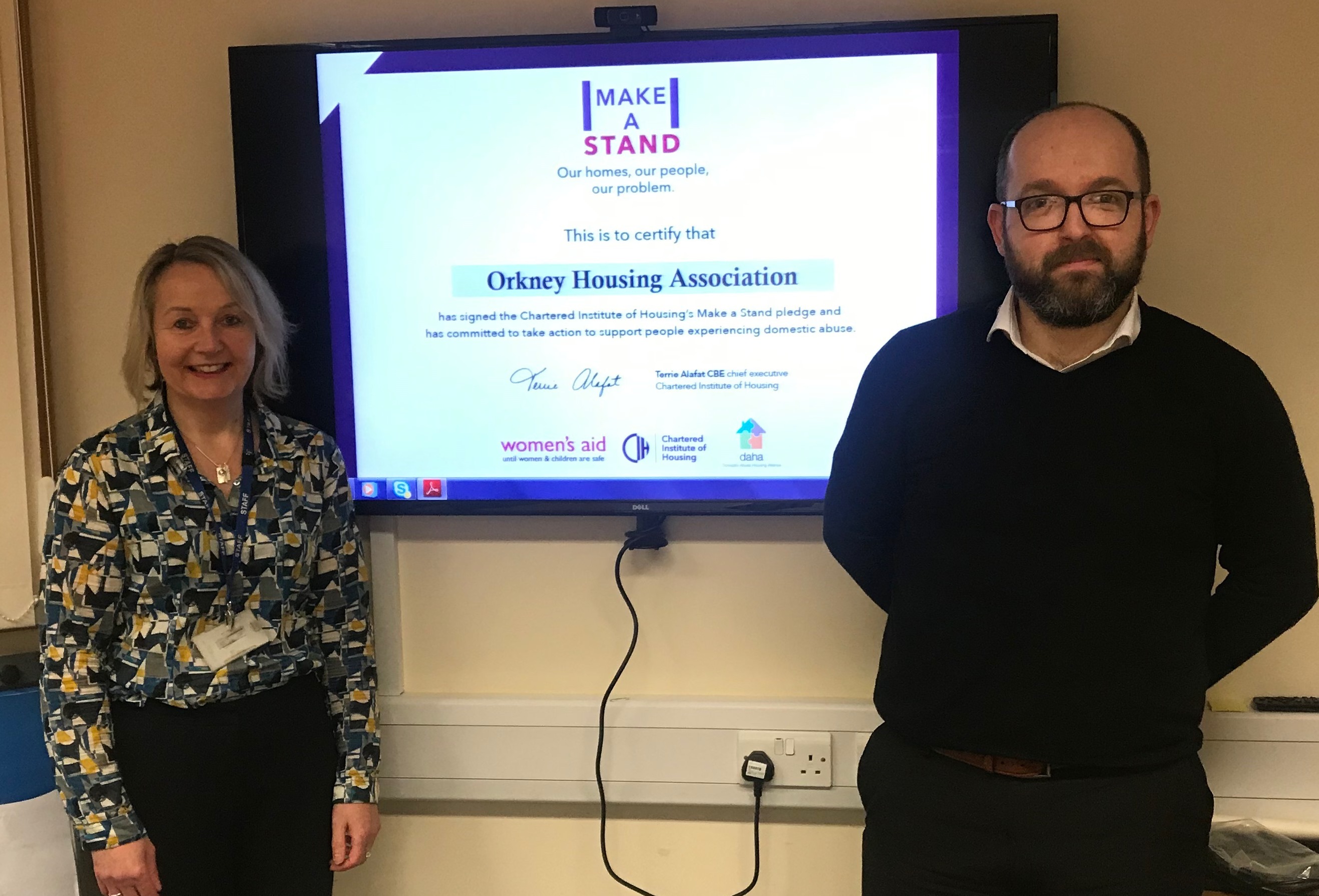 Orkney Housing Association joins CIH domestic abuse campaign