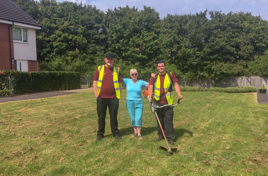 Charity partnership helps keep Wheatley communities clean, green and beautiful