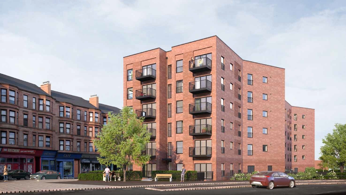 New plans lodged for Govan block of flats