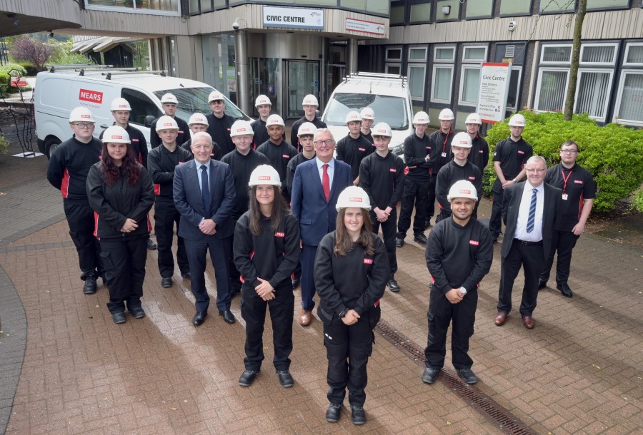 North Lanarkshire Council and Mears Scotland partnership creates opportunities for apprentices