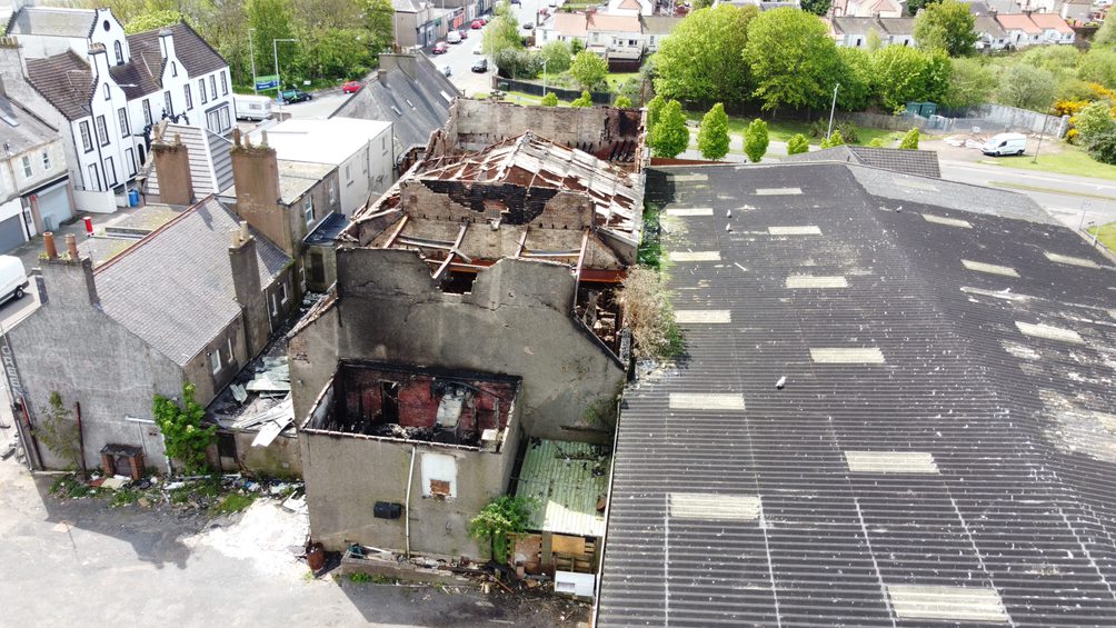 Demolition work to start following Methil fire