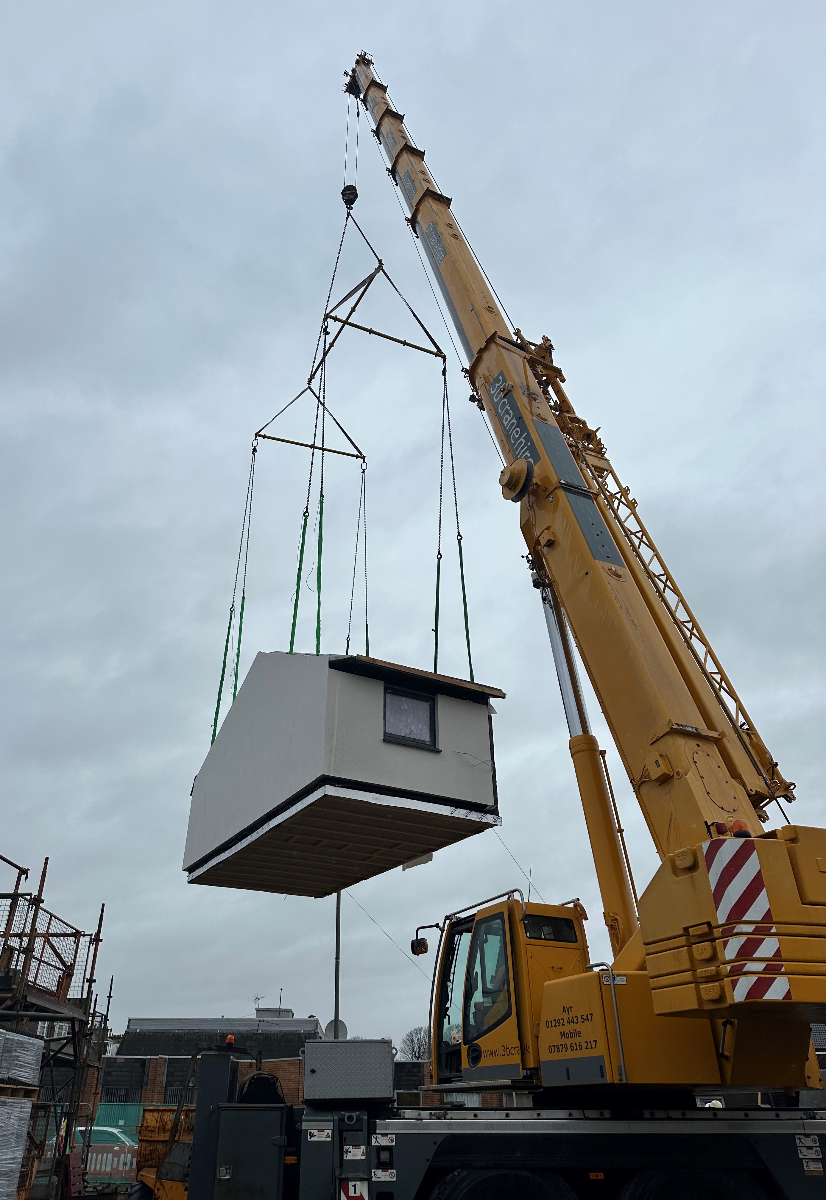 First modules arrive at affordable housing development in Stevenston