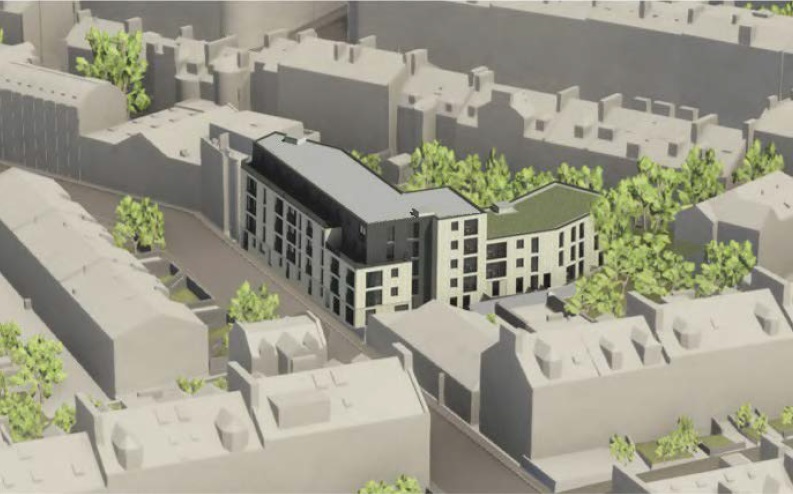 Plans lodged to redevelop Pilrig warehouse site with 34 unit residential block