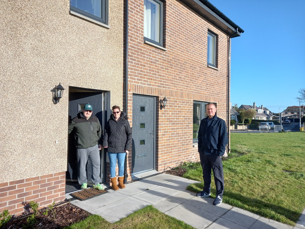 Council tenants move into new homes in Arbroath