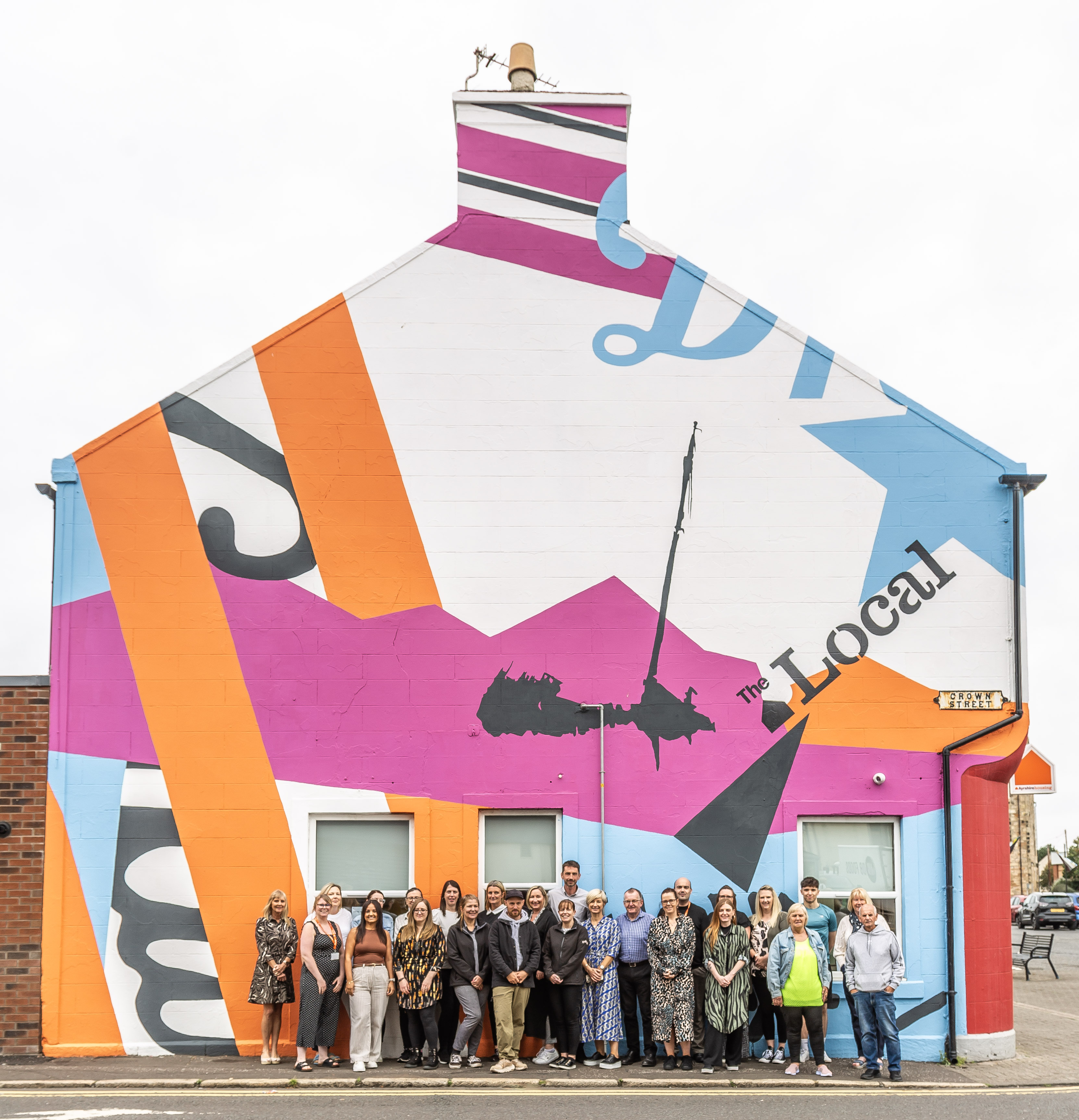 Ayrshire Housing brightens up Ayr high street with new murals