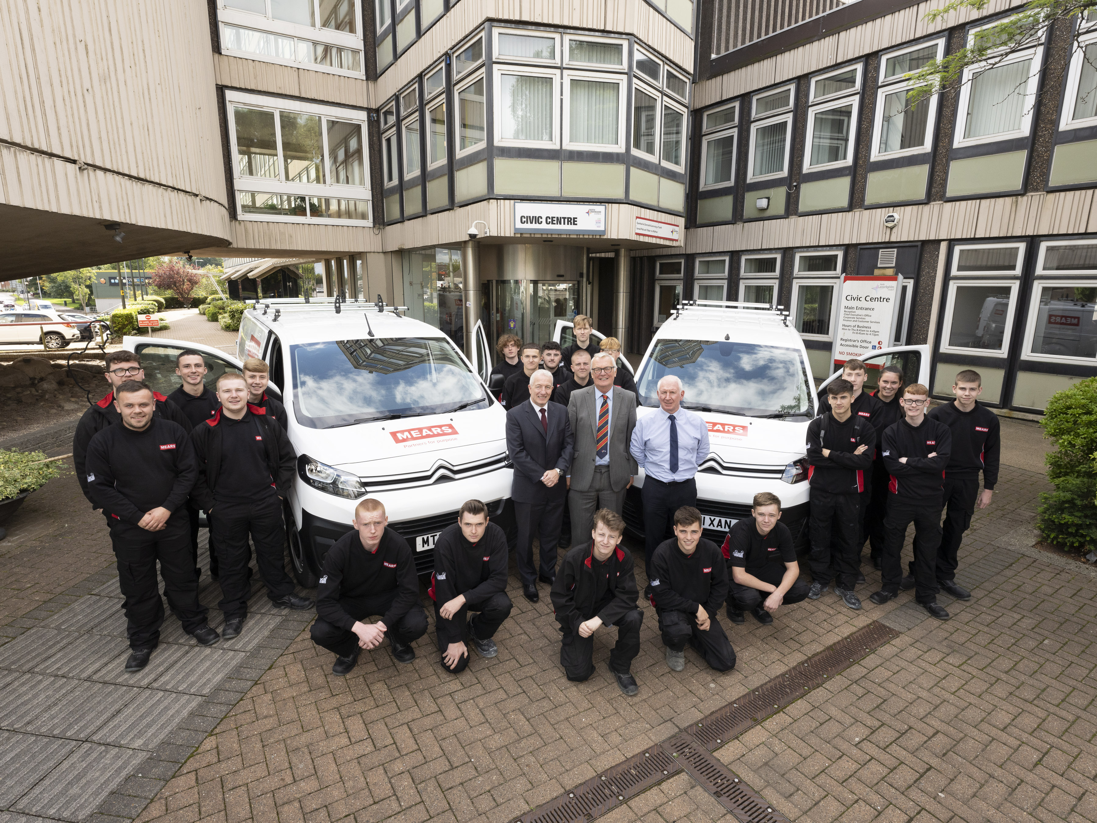 Mears partnership helps boost skills of 22 apprentices across North Lanarkshire