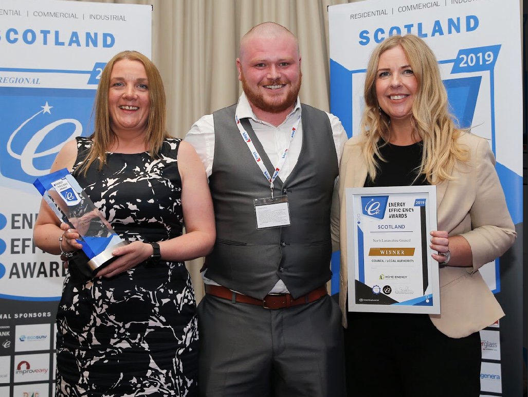 North Lanarkshire Council named Scotland's Energy Efficiency Council of the Year