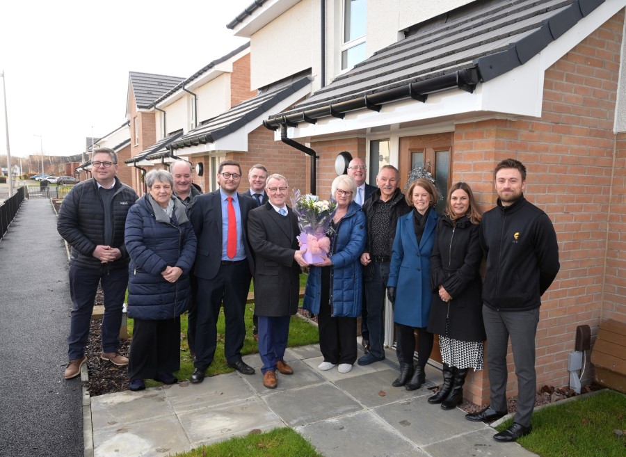 New council homes progress Ravenscraig regeneration